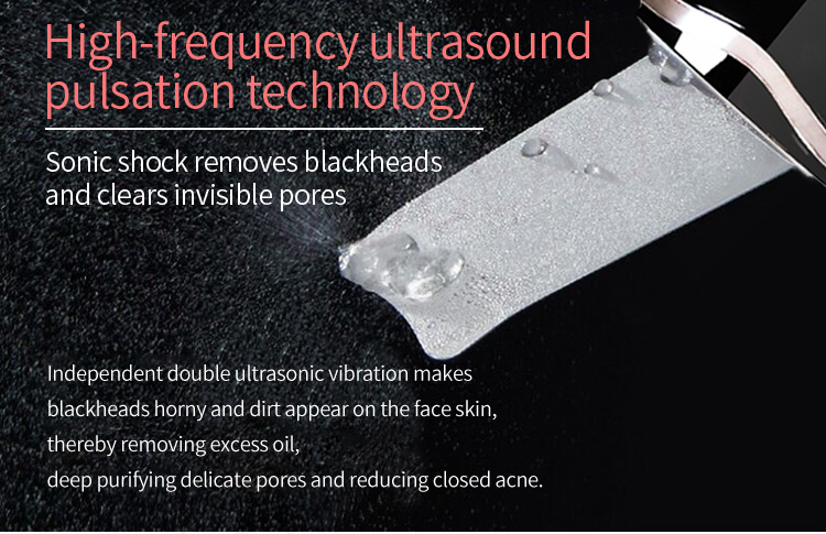 beauty ultrasonic skin scrubber