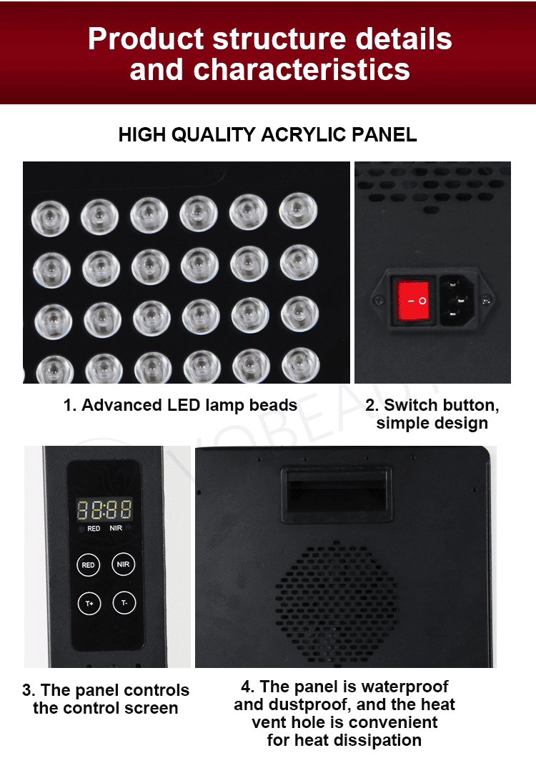 led red light therapy panel