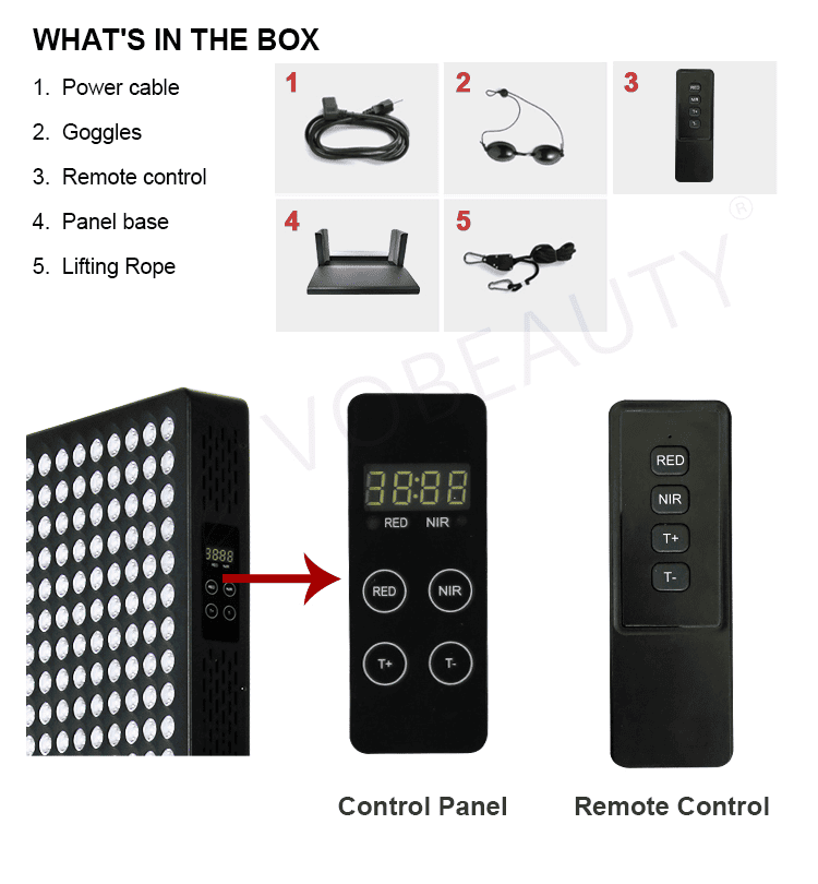 led red light therapy panel